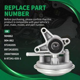 Vacuum Pump for Isuzu NPR L4 3.0L 3.9L 4.8L 5.2, for Isuzu NPR-HD