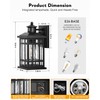 OPAXIS Motion Sensor Outdoor Wall Light, Adjustable Sensing Range Outside