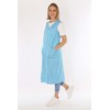 Women's zip gown, sleeveless apron, kitchen apron, household apron, smock