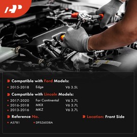 A-Premium Front Engine Motor Mount Compatible with Ford Edge 2015-2018 3.5L & Lincoln MKZ 2013-2016 3.7L, MKX 2016-2018 3.7L, Continental 2017-2020 3.7L