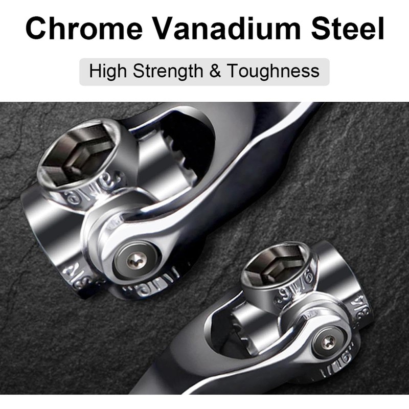 Begot 8 in 1 Socket Wrench, Multi-Function Hexagonal Wrench, Hardware