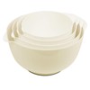 BoxedHome Nesting Plastic Mixing Bowl Set, 4 Piece Mixing Bowl