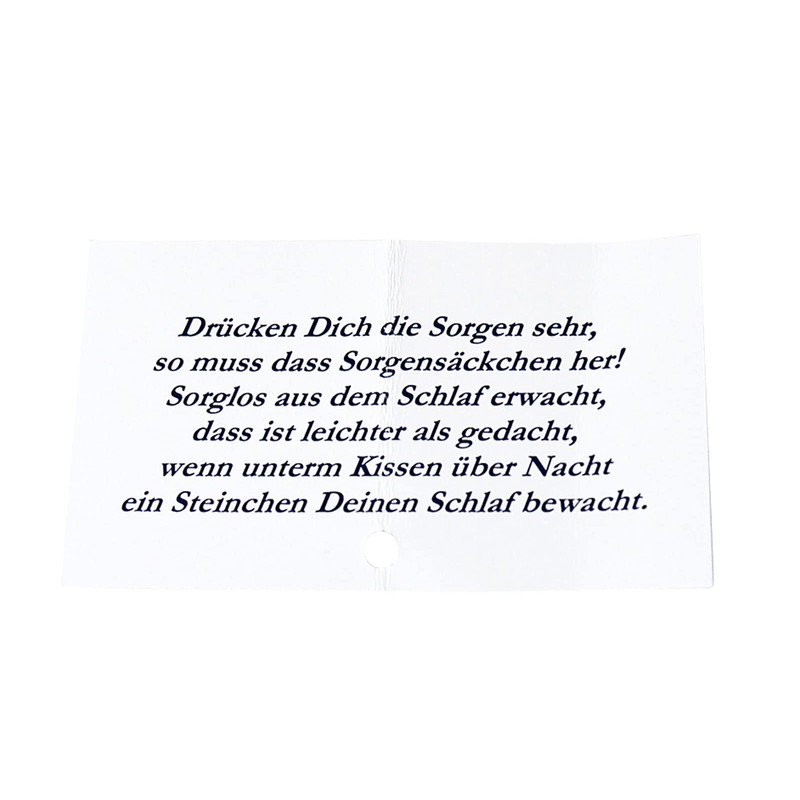 Worry Bag 6 Semi Gemstones in Organza Bag