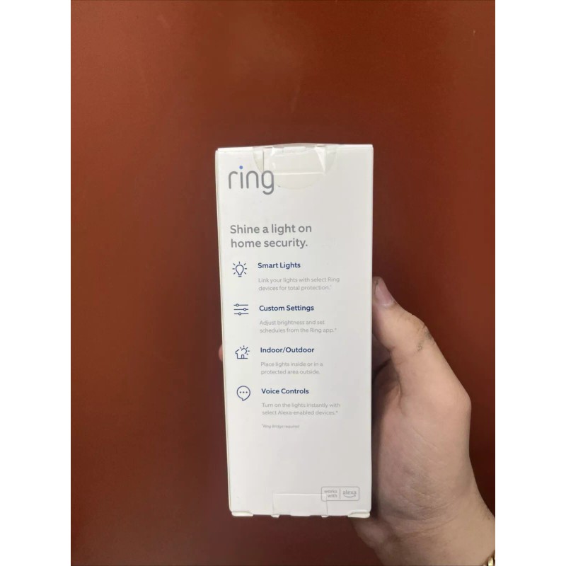 Ring A19 Smart LED Light Bulb Dimmable Neutral White 800