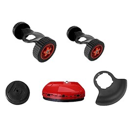 Rdxanc Upgraded Strimmer Wheels Cordless Lawn Mower Wheels Replacement Parts Auxiliary Tools Electric Mower Accessories