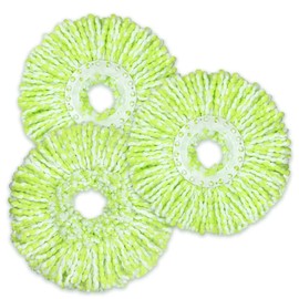 Universal Spin Mop Replacement Head, Premium Microfiber Swob Head, Eco-Friendly Swabber Head Super Absorbent & Easy to Clean, for Cleaning All Kinds of Floors