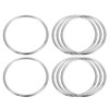 sourcing map Stainless Steel 304 O Rings, Pack of 8,