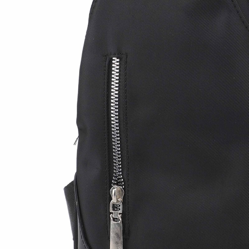 Small Chest Bag Black Color Oxford Fabric Sling Backpack with