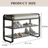 BUZUEY shoe bench,entryway bench with shoe storage,modern shoe rack bench