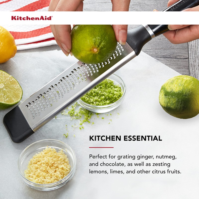 KitchenAid KE321OHOBA Classic Etched Fine Grater, One Size, Black 2