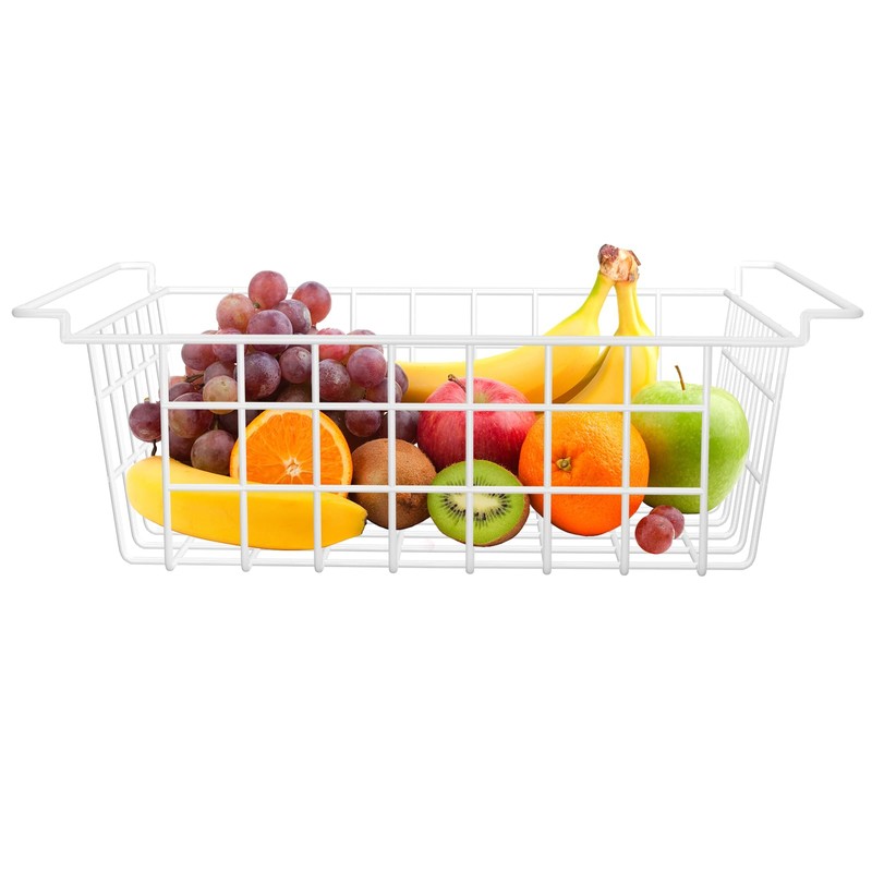 Orgneas 16.5" Chest Freezer Organizer Bins Deep Freezer Basket Storage