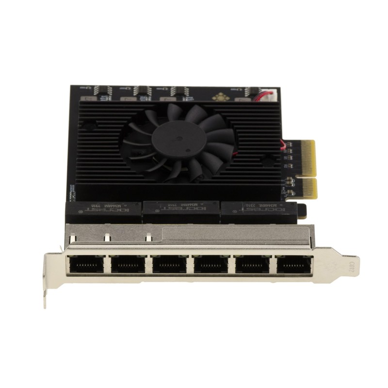 KALEA-INFORMATIQUE PCIe Network Controller Card 6 Ports 2.5 LAN Gigabit
