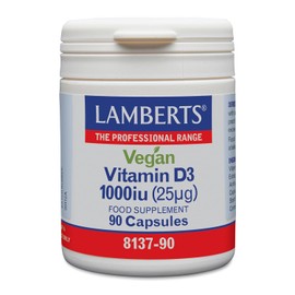 Lamberts Vegan Vitamin D3 1000iu Capsules 90