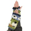 Pachamama Women Wool Hand Warmers Fleece Lined Handknitted Sheep Multicoloured