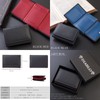 Diablo KA-516 Men's Wallet Compact Trifold Leather Box Shape Coin