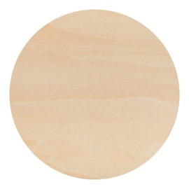 Wood Plywood Circles 4-1/2 inch, 1/8 Inch Thick, Round Wood Cutouts, Pack of 10 Baltic Birch Unfinished Wood Plywood Circles for Crafts, by Woodpeckers
