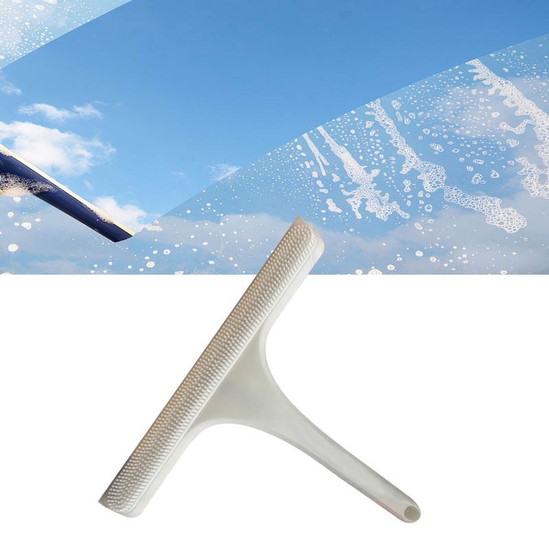 Glass Wiper with Non Slip Handle Silicone Window Cleaner Squeegee