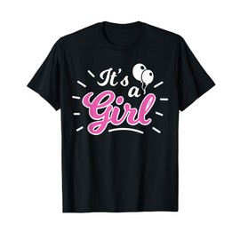 It's A Girl Gender Reveal Party Gifts Pink or Blue T-Shirt