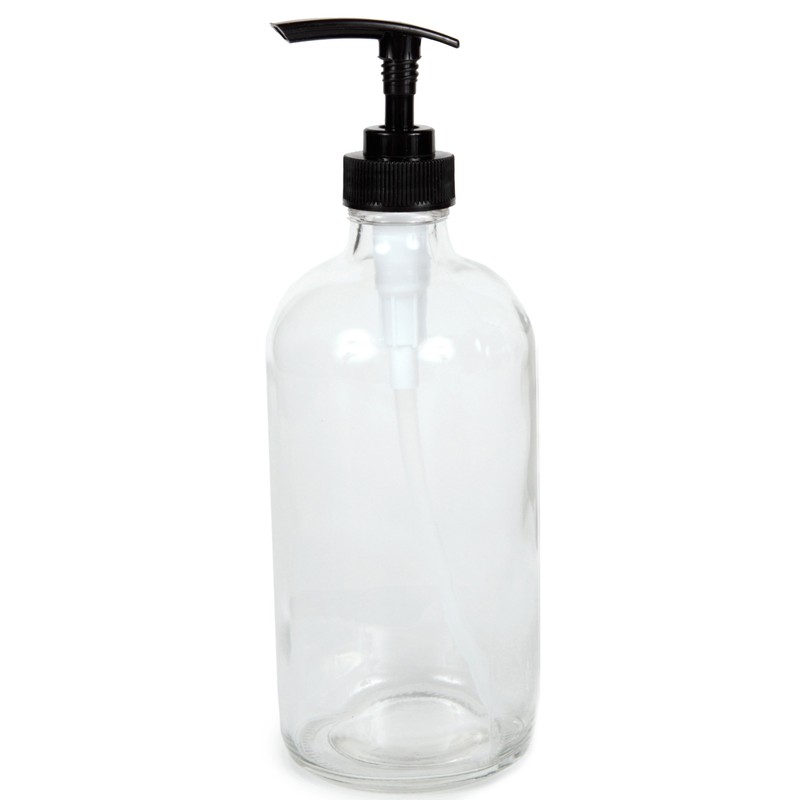 Vivaplex, 2, Large, 16 oz, Empty, Clear Glass Bottles with