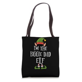 I'm the Biggie Dad Elf Graphic - Funny Ugly Christmas Appare Tote Bag