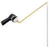 Hibbent Universal Metal Front Mount Toilet Handle Replacement Kit, Brass
