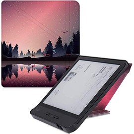 BOZHUORUI Origami Stand Case for Kobo Libra H2O eReader (2019 Release/Model N873) - Premium PU Leather Protective Cover with Auto Sleep/Wake (Nightfall)