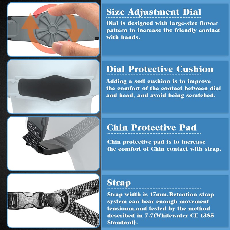 Tontron Wakeboard Kayak Kitesurf Water Sports Helmet (Glossy Orange, M)