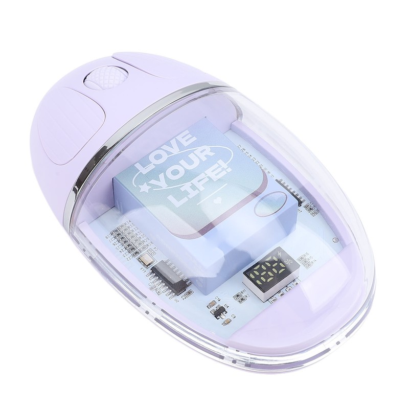 Bluetooth Wireless Mouse Dual Mode 2.4G Transparent PC Ergonomic Office