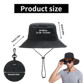 Sonnenhut Herren,Wanderhut Herren,Sonnenhut Männer,Anglerhut Herren,Wanderhut für Damen und Herren,Fischerhutherren,Regenhut Damen Wasserdicht,Sonnenschutz Kopf,Regenhut Damen,Outdoorhutherren