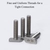 T Bolt M8x40 Hammer Head Screw Stainless Steel T Slotted