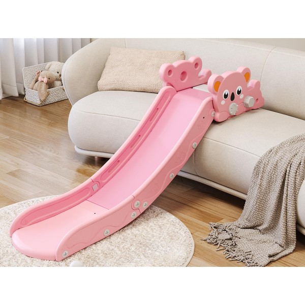 Kids Slide,L-Shaped Slide for Bed Couch Sofa Stairs,Toddler Slide for