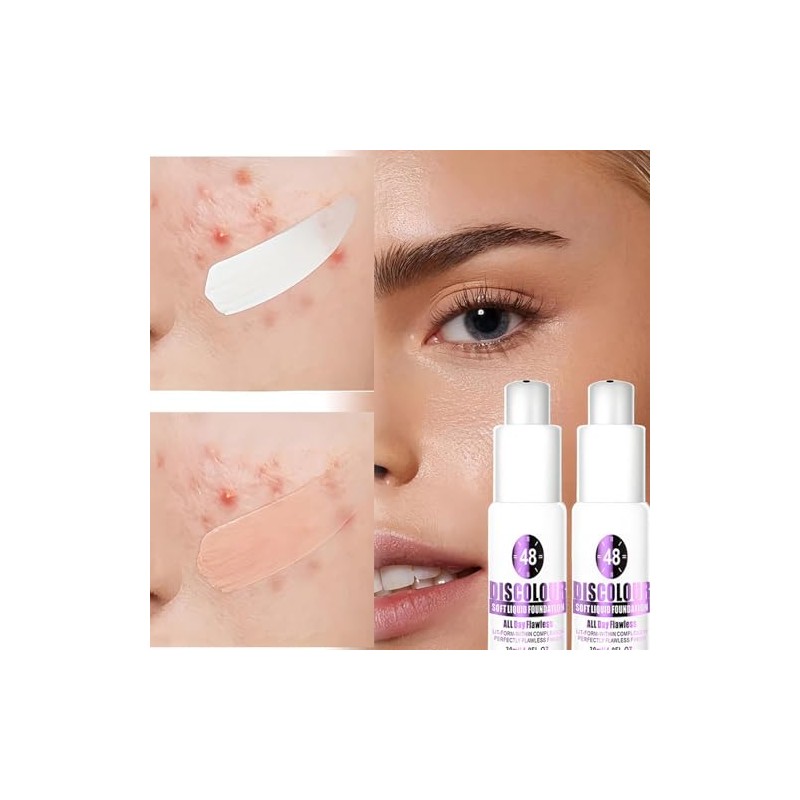 Base Maquillaje Cambio Color Cosmética Correctora Que Adapta Piel Rostro