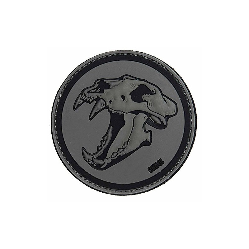 Emblem 3D PVC Sabertooth Tiger Sabertooth Badge Sew-On Patch