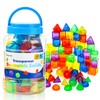 Odoorgames 60 Pieces 3D Shapes for Teaching - Geometric Solids