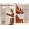 Lymph Contour Face Brush Set Sandalwood Gua Sha Massager Ergonomic