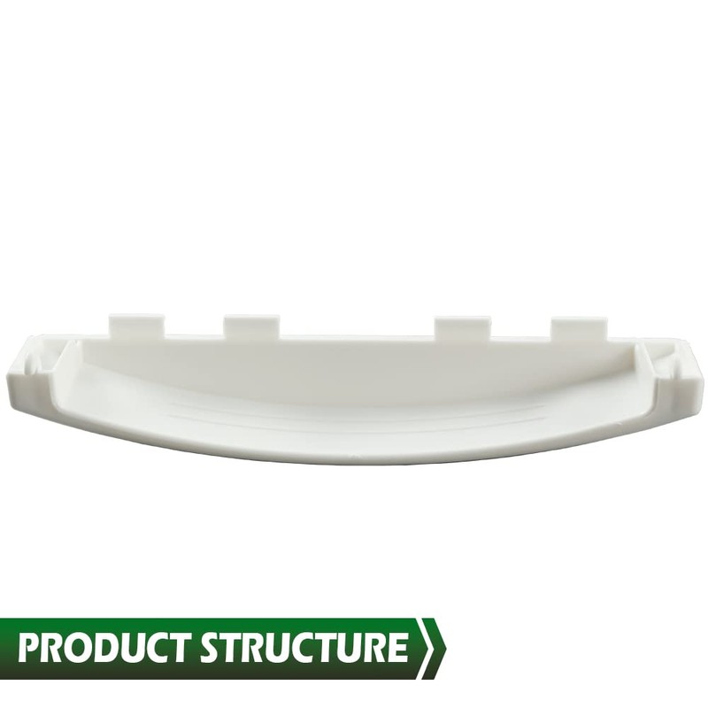 GRAND ORANGE White Solid Door Handle Compatible with GE Dryer