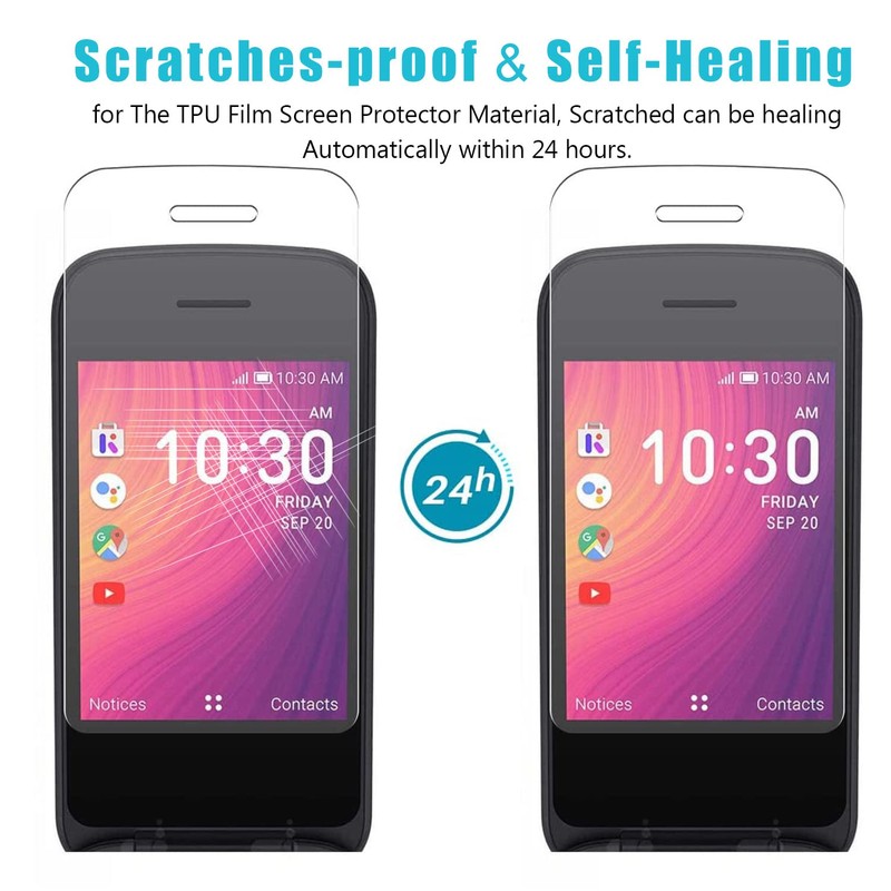 Zeking [4 Pack] Designed for Alcatel Go Flip 4 /