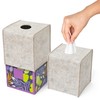 2 Pack Tissue Box Cover - Decorative Tissue Box Holder