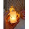 VELA PARPADEANTE 48 Velas Led Decorativas Lagrimas Transparentes Fiesta