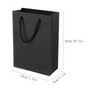 Sdootjewelry Black Gift Bags, 50 Pack Kraft Paper Bags With