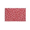 Melody Maison Pink Leopard Print Coir Door Mat