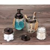Amolliar Mason Jar Toothbrush Holder- Rustproof Stainless Steel - Holds