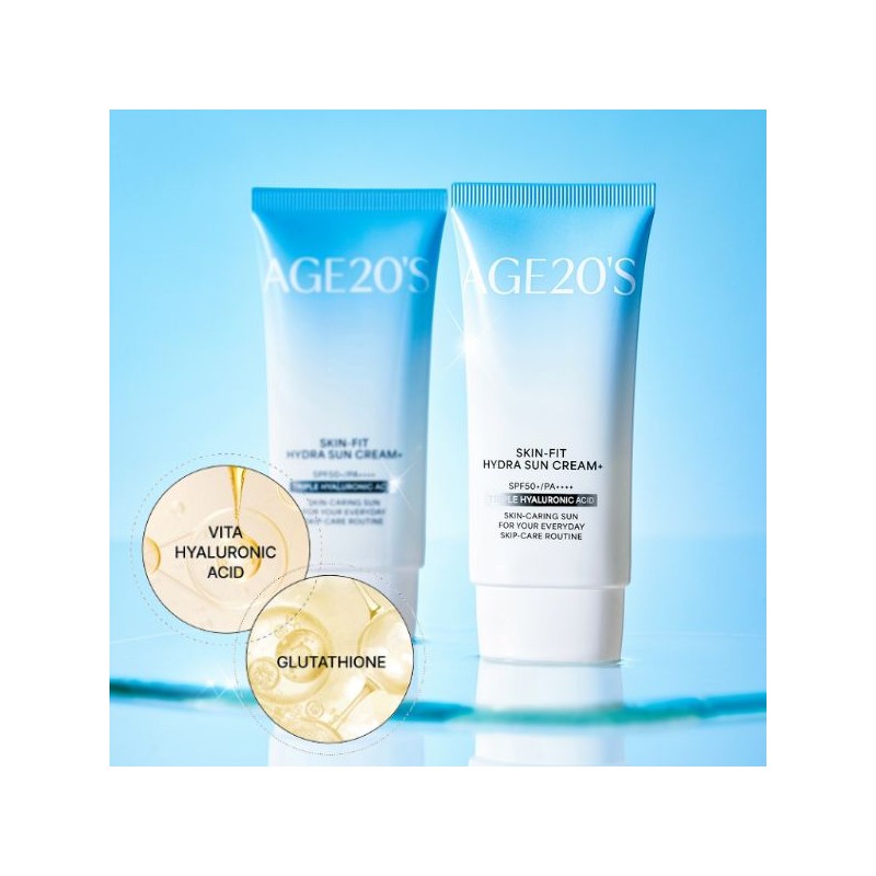 AGE 20'S Skin-Fit Hydra Sun Cream Plus SPF50+ PA++++ 50ml