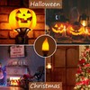 OHLGT E12 Flame Bulbs 12 Pack, 3 Mode LED Candelabra