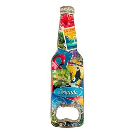Vacation Spots Collectable Souvenir Refrigerator Magnet with Bottle Opener (Orlando, Florida)