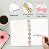 JXREQ Coquette Pink Cherry Bow Christian Notebook, Luke 1:45 Bible