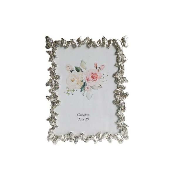 Xshelley 5x7 inch Modern Simple Butterfly Metal Photo Frame,for Vertical