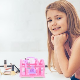 JOINPAYA Pack of 2 Treasure Jewellery Chest for Girls Jewellery Treasure Chest Princess Chest Toy with Lock and Key Jewellery Box Pirate Keepsake Storage Box Gift Box