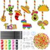 Pasimy 36 Sets Cinco De Mayo Suncatchers Craft Kits Mexican