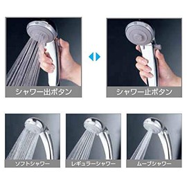 KVK Z980 3-Way One-Stop Shower Head (with Pressure Reducing Device)